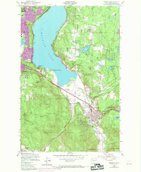 Issaquah 1950 topographic map thumbnail