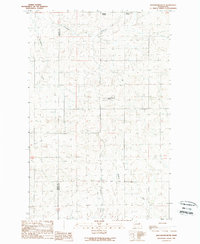 Jack Woods Butte 1989 topographic map thumbnail