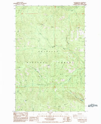 Jackknife Mtn 1985 topographic map thumbnail
