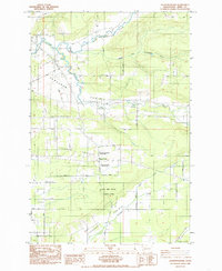 Jackson Prairie 1985 topographic map thumbnail