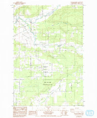 Jackson Prairie 1985 topographic map thumbnail