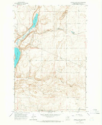 Jameson Lake East 1965 topographic map thumbnail
