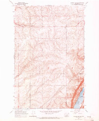 Jameson Lake SE 1965 topographic map thumbnail