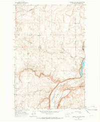 Jameson Lake West 1965 topographic map thumbnail