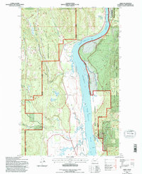 Jared 1992 topographic map thumbnail