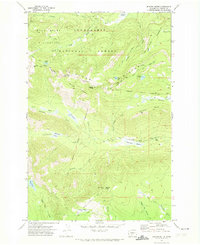 Jennies Butte 1970 topographic map thumbnail