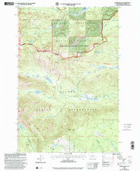Jennies Butte 2000 topographic map thumbnail