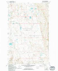 Joe Lake 1980 topographic map preview