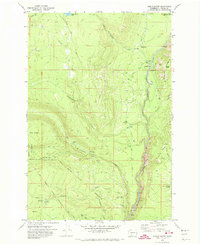 Jungle Butte 1970 topographic map thumbnail
