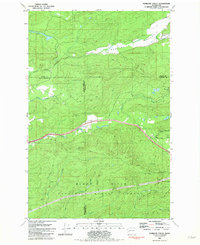Kamilche Valley 1981 topographic map thumbnail