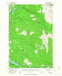 Kapowsin 1956 topographic map thumbnail