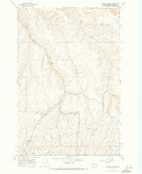 Kellogg Creek 1967 topographic map thumbnail