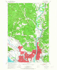 Kelso 1953 topographic map preview