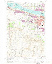 Kennewick 1964 topographic map thumbnail