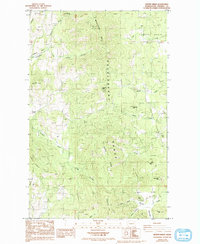Kentry Ridge 1985 topographic map thumbnail