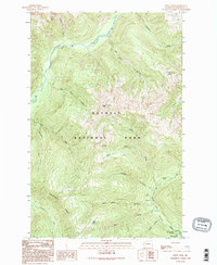 Kimta Peak 1990 topographic map thumbnail