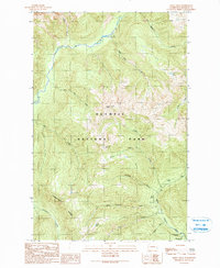 Kimta Peak 1990 topographic map thumbnail