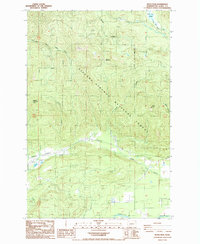 Kiona Peak 1987 topographic map thumbnail
