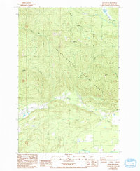 Kiona Peak 1987 topographic map thumbnail