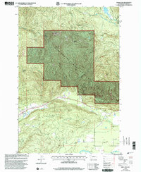 Kiona Peak 1998 topographic map thumbnail