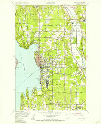 Kirkland 1950 topographic map thumbnail