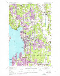 Kirkland 1950 topographic map thumbnail
