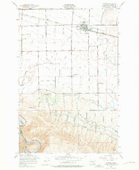 Kittitas 1953 topographic map preview