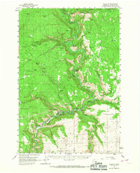 Klickitat 1957 topographic map preview