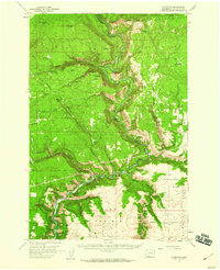 Klickitat 1957 topographic map preview
