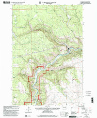 Klickitat 2000 topographic map thumbnail