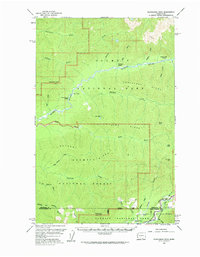 Kloochman Rock 1956 topographic map thumbnail