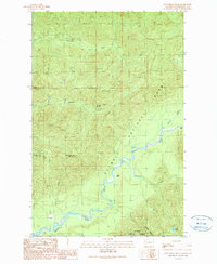 Kloochman Rock 1990 topographic map thumbnail