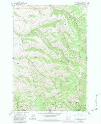 Kooskooskie 1966 topographic map thumbnail