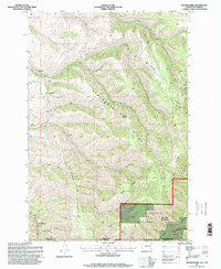 Kooskooskie 1995 topographic map thumbnail