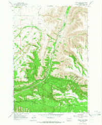 Kusshi Creek 1965 topographic map thumbnail