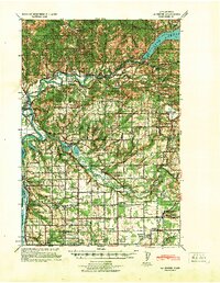 La Center 1940 topographic map thumbnail