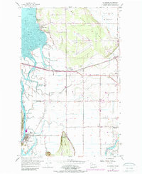 La Conner 1956 topographic map preview