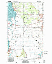La Conner 1998 topographic map thumbnail
