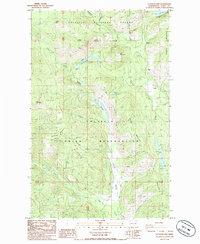 La Fleur Lake 1985 topographic map preview