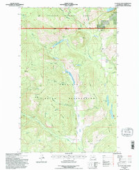 La Fleur Lake 1992 topographic map thumbnail