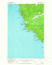 La Push 1956 topographic map preview
