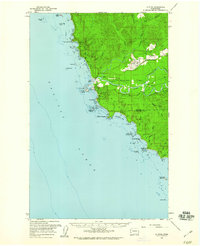 La Push 1956 topographic map preview