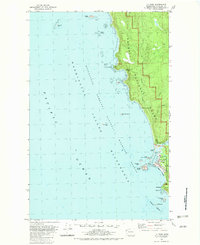 La Push 1982 topographic map preview