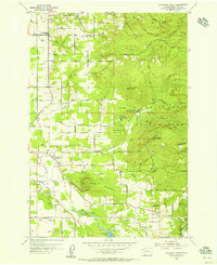 Lacamas Creek 1954 topographic map thumbnail