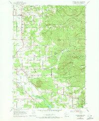 Lacamas Creek 1954 topographic map thumbnail