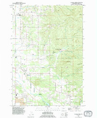 Lacamas Creek 1990 topographic map thumbnail