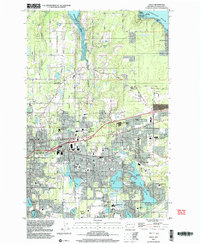 Lacey 1997 topographic map thumbnail