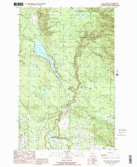 Lake Chaplain 1989 topographic map preview