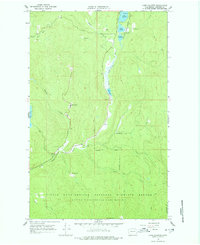 Lake Gillette 1966 topographic map thumbnail