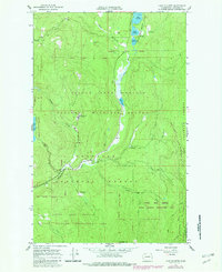 Lake Gillette 1966 topographic map thumbnail